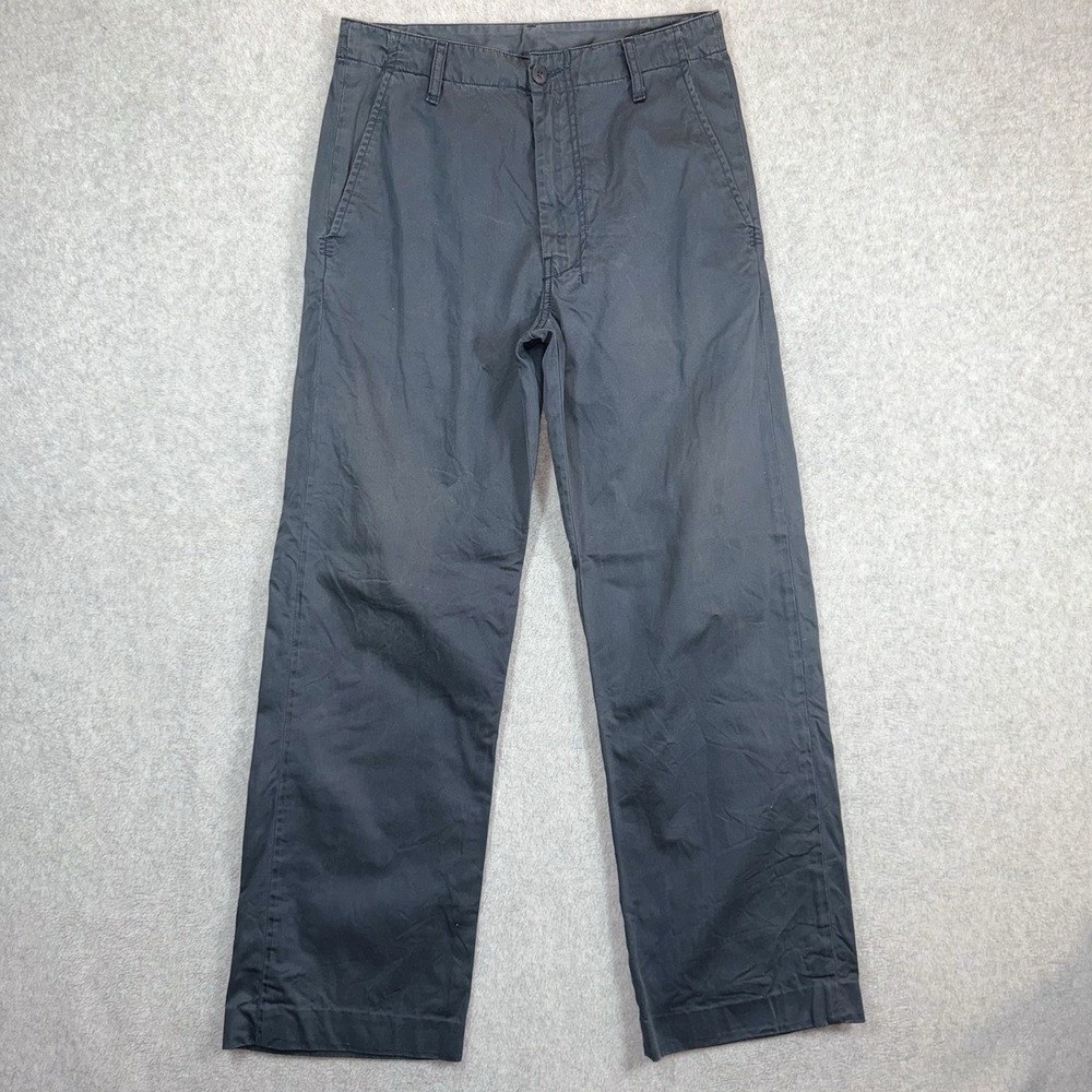 Diesel Jeans Men 29x29 Lightweight Chinos Gray Zip Fly Flap Pocket Casual Modern